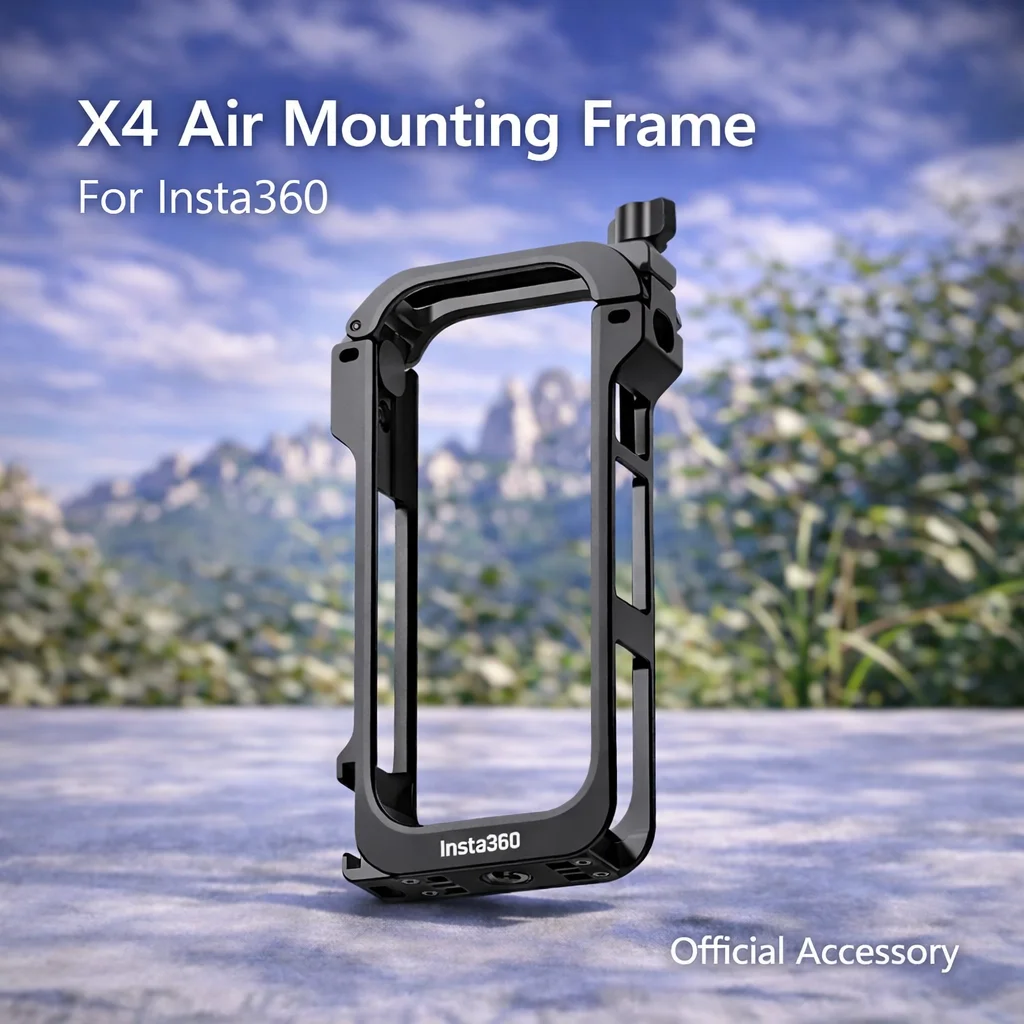 

Многофункциональная металлическая защитная рамка Insta360 X4 Air с креплением 1/4, холодным креплением и быстросъемной поддержкой