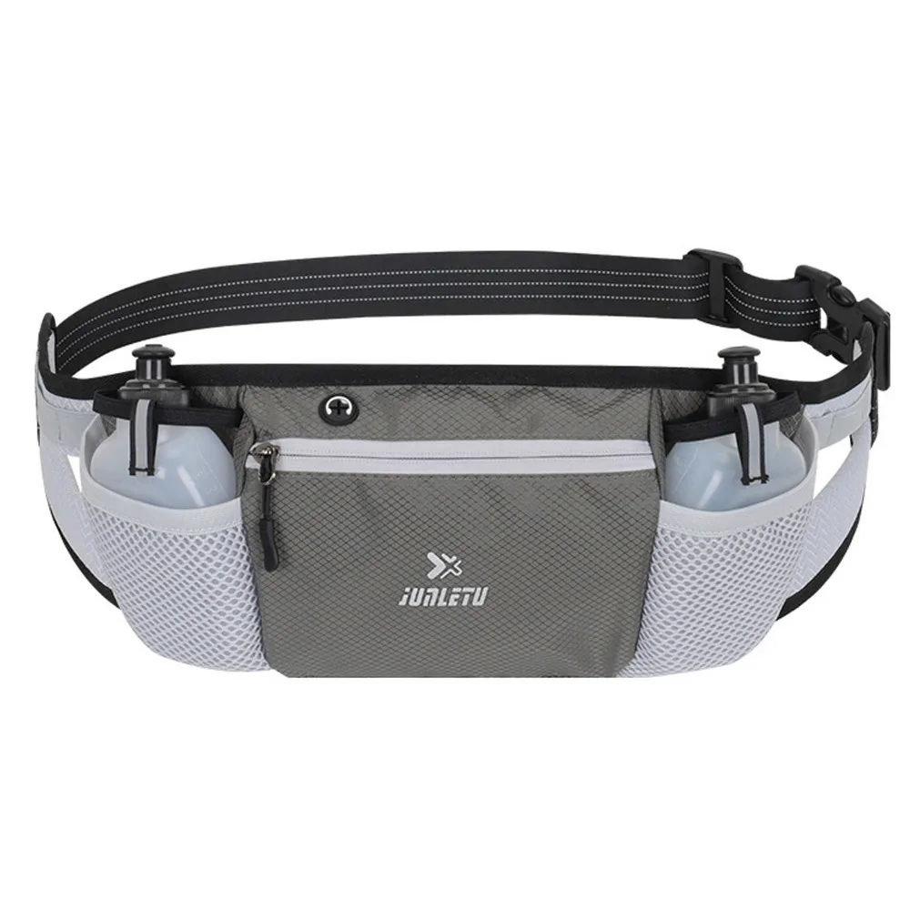 Water Resistant Running Belt Breathable Material Adjustable Strap Hydration Running Belt Lightweight Desig Zippered Pouch