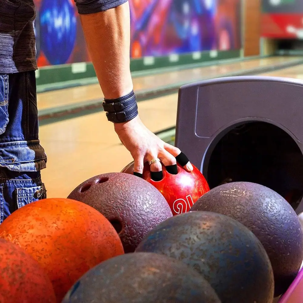 Cinta de pulgar de bolos de entrenamiento, accesorios protectores universales duraderos, cinta elástica para los dedos de los bolos