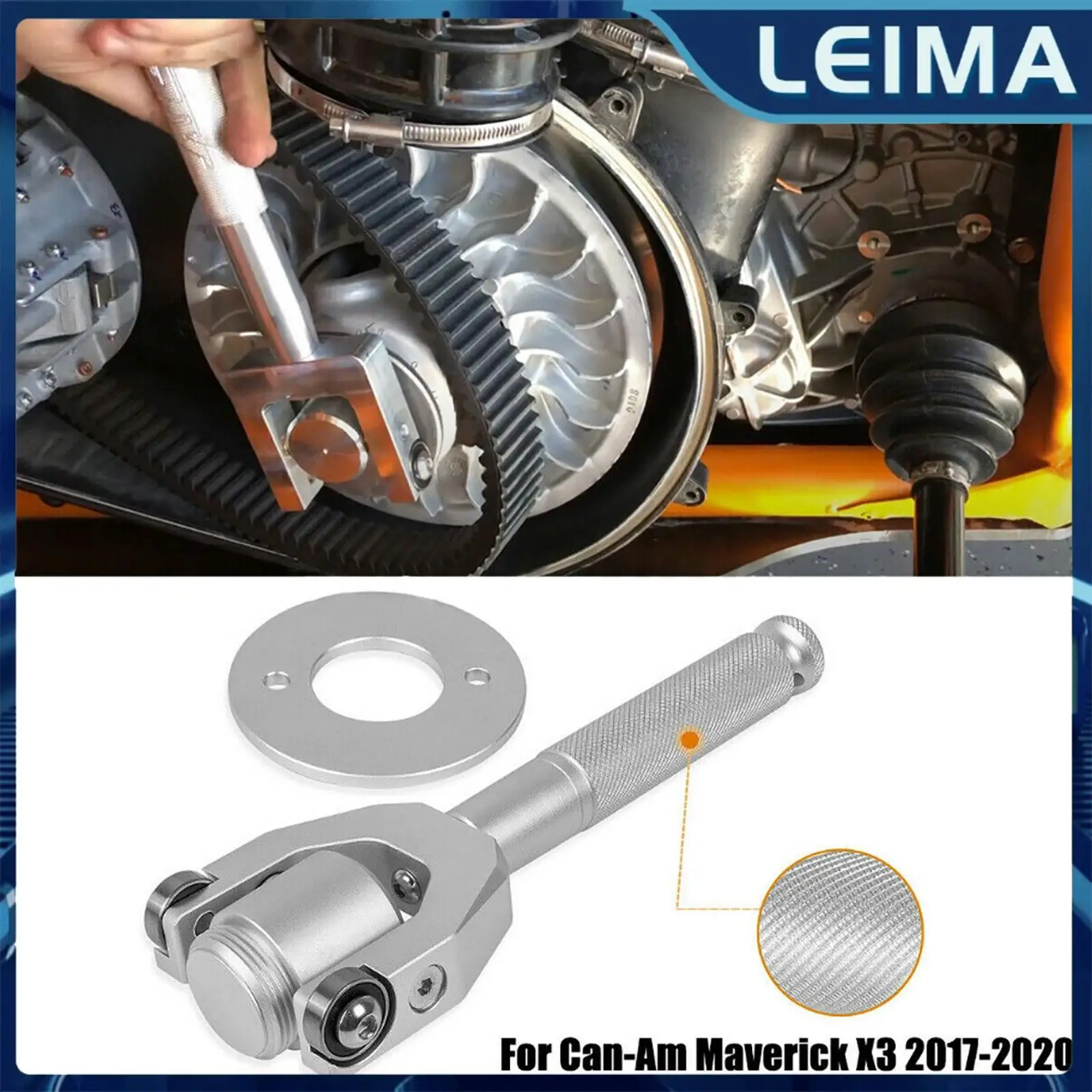 Belt Changing Quick Removal Installation Tool for Can-Am Maverick X3 Max R/900 HO 2017-2021 Clutch Removal Kit CVT Replace Tools