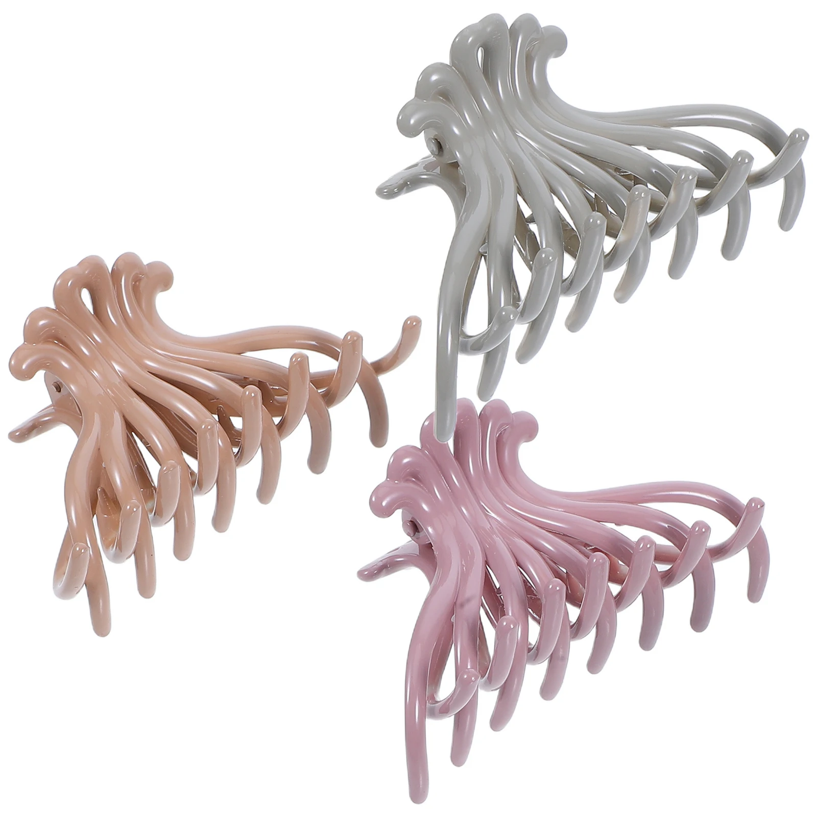 3 قطع من مشابك الشعر الأنيقة، قبضة الفك، إكسسوارات أنيقة متينة، هدايا عيد الميلاد، مشبك الفك لعيد الميلاد والعام الجديد #1