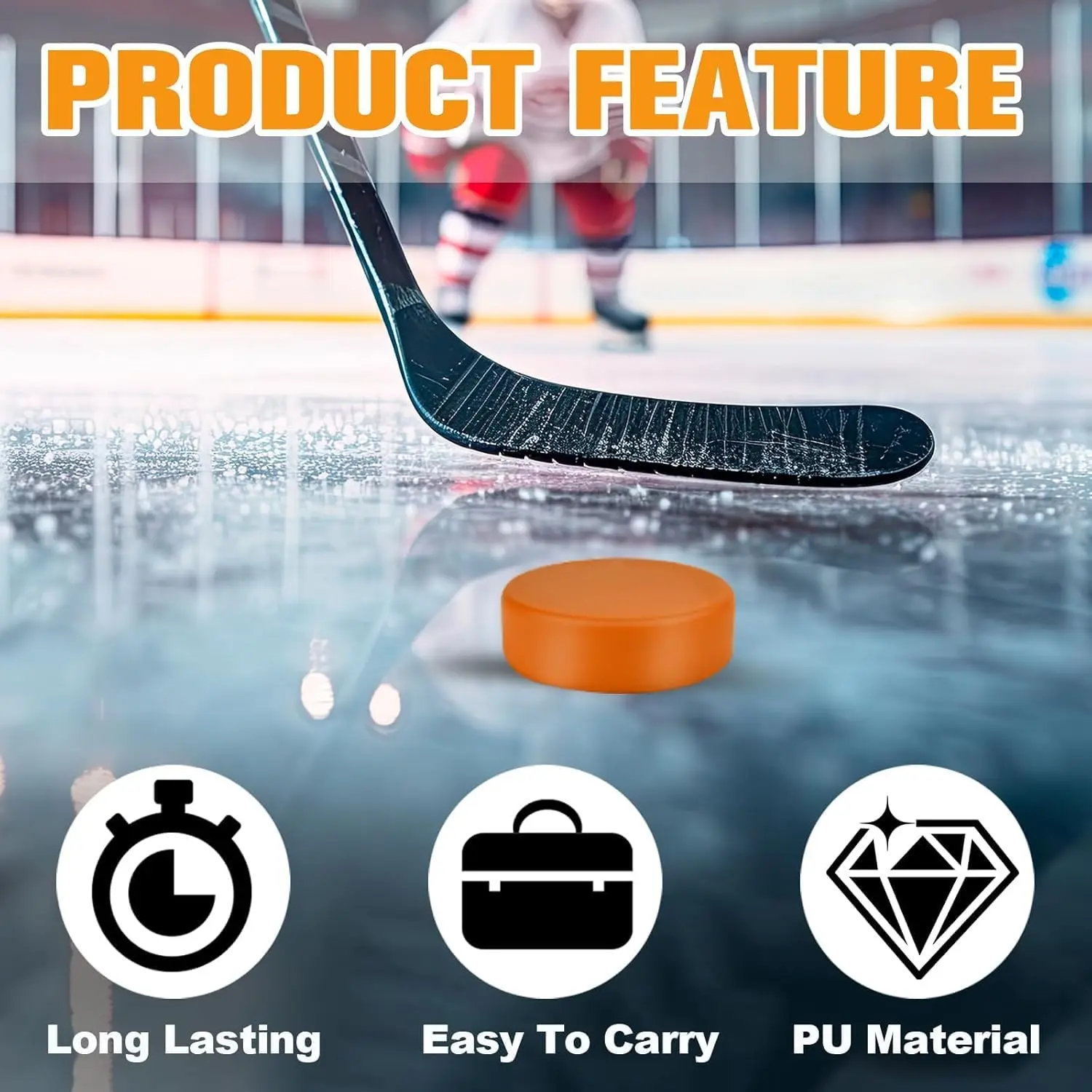 Puky hokejowe z pianki sportowej, czarne, 12 sztuk, puk hokejowy 3 cale, puk treningowy do hokeja, puk wyścigowy, do użytku w pomieszczeniach, lekkie akcesoria hokejowe