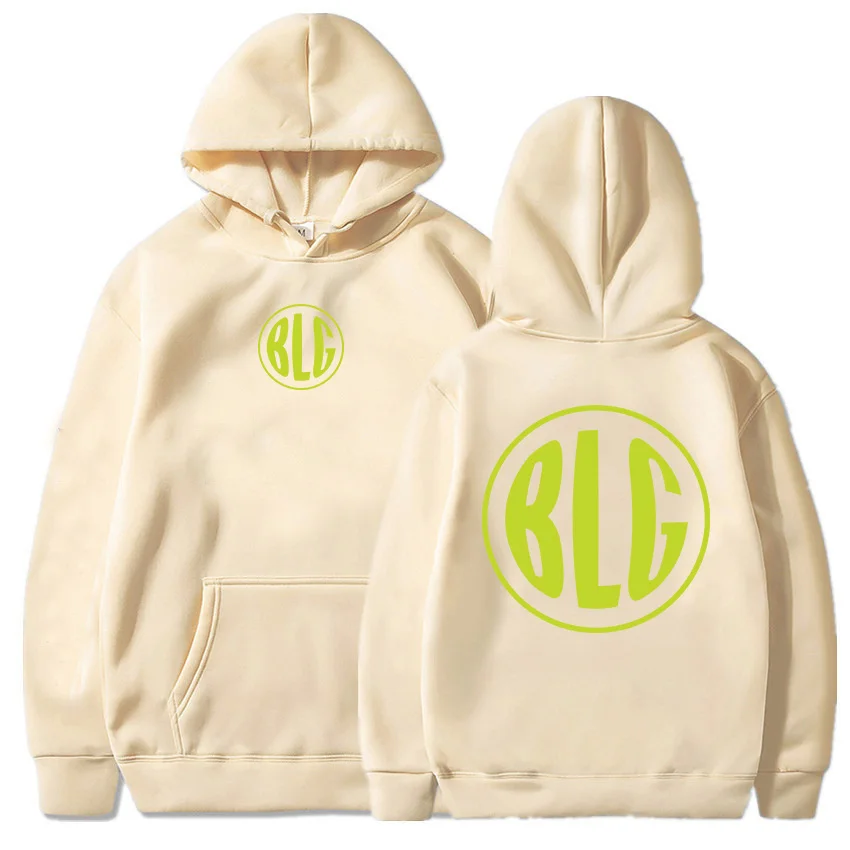 الأولاد مثل الفتيات BLG هوديس روك باند شعار الجرافيك طباعة بلوزات طويلة الأكمام موضة الذكور مقنعين البلوفرات للجنسين الشارع الشهير #6