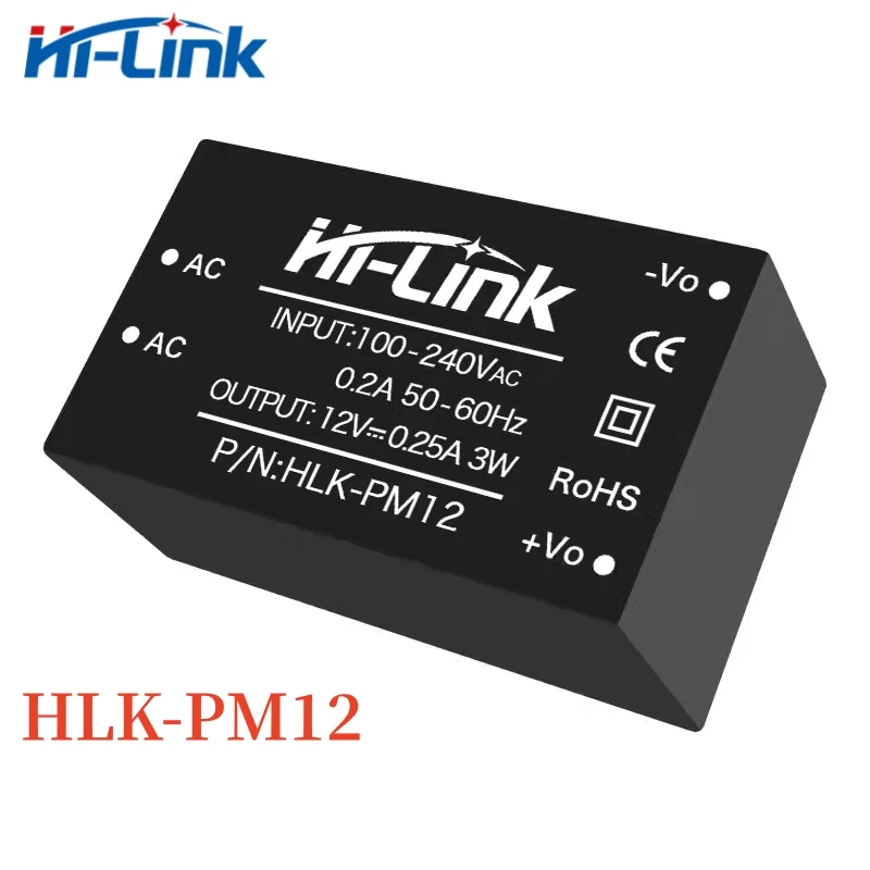 Hi-Link HLK-PM01 HLK-PM03 HLK-PM09 HLK-PM12 HLK-PM15 HLK-PM24 220V to 3.3V/5V/9V/12V/15V/24V AC DC Converter Power Supply Module