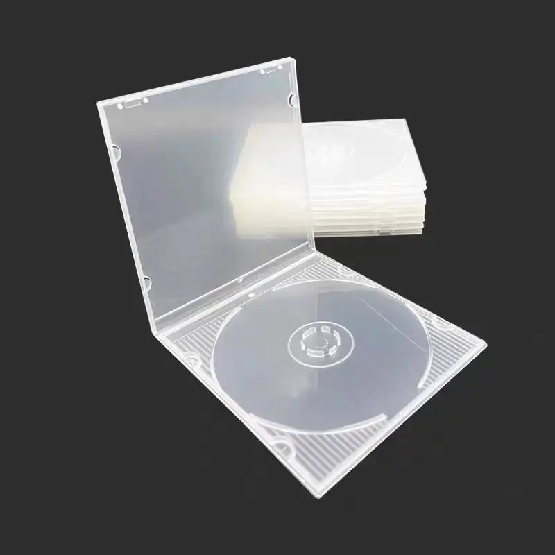 8CM Mini CD DVD Case Box Soft Plastic 50Pieces