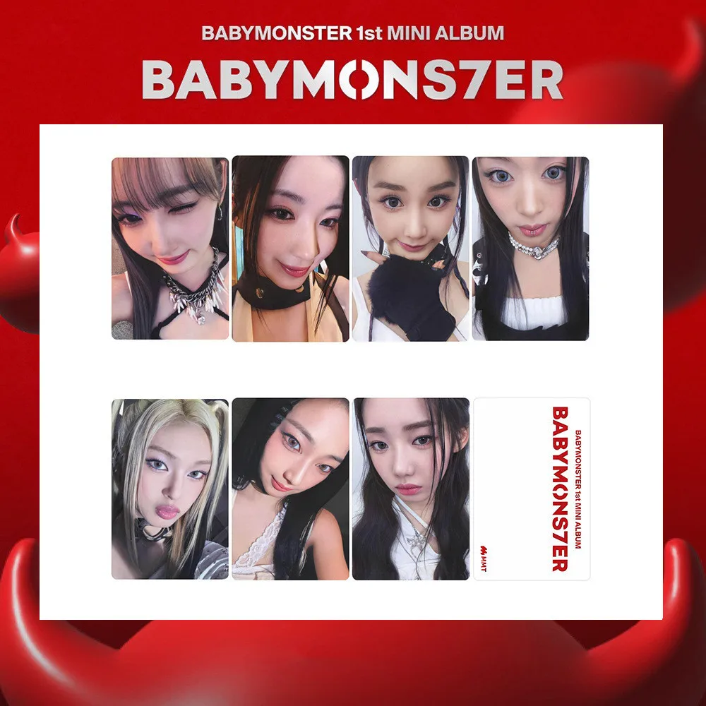 Kpop Idol BABYMONSTER Phorocard BABYMONS7ER K4 PHOTOBOOK Photo Card