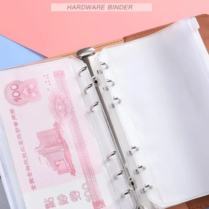 M5TB Binner Planner Set พร้อม Binder Budget Pockets Notebook Loose-Leaf Notebook Binder Journal
