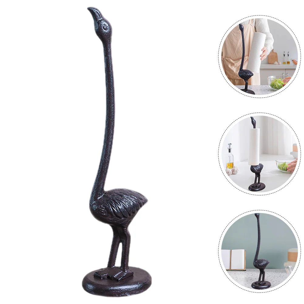 

The Animal Paper Towel Holder Countertop Metal Stand Kitchen Standing Wrought Iron For Bathroom