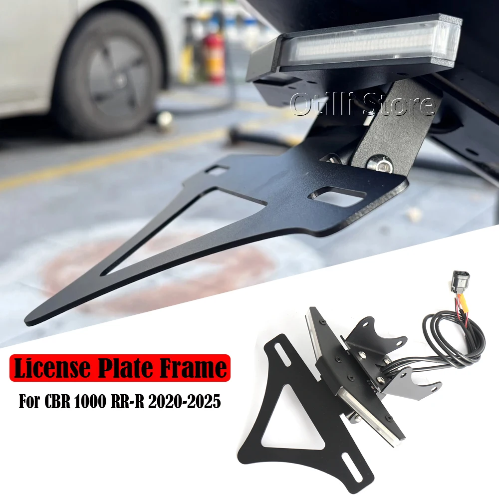 

New Motorcycle Rear Short Tail Stock Tidy License Plate Holder Tailstock Bracket Kit For Honda CBR1000RR CBR 1000 RR-R 2020-2025