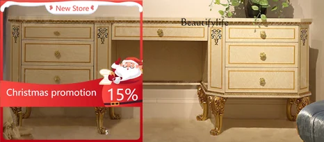 

European Dresser Bedroom Luxury Solid Wood French High-end Designer Style Fashionable And Exquisite X