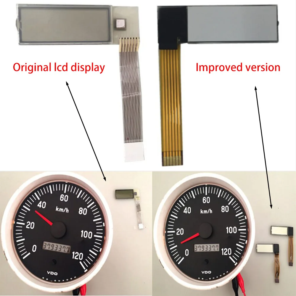 

LCD Display for Kenworth, JCB & Volvo Penta VDO Systems, Single Unit for Dashboard/Instrument Panel Repair