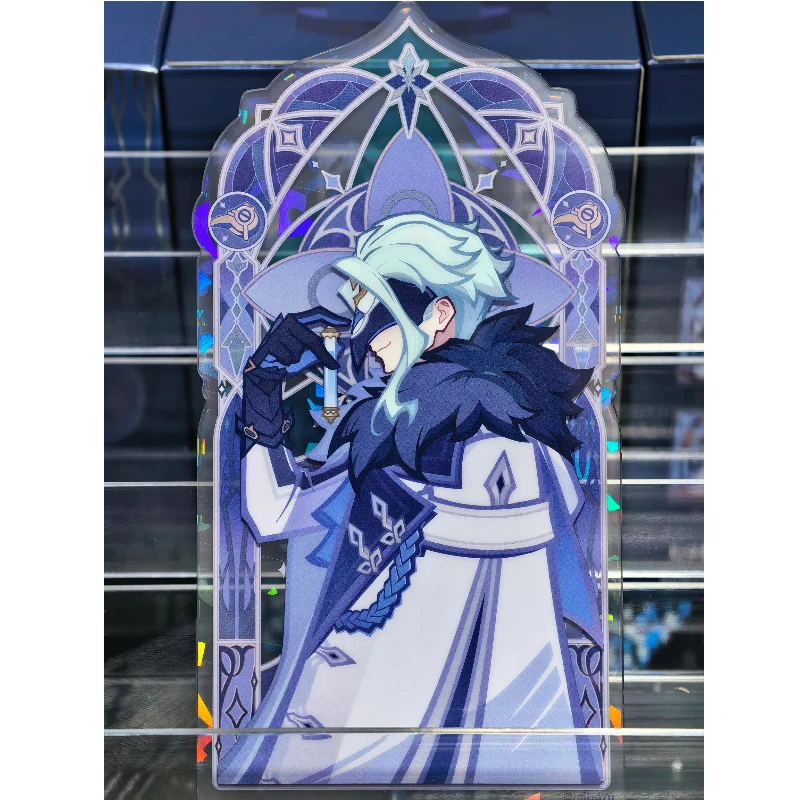 مجموعة أدوات قابلة للجمع من سلسلة Merch Genshin Impact Frost and Flame الرسمية من Fatui Harbingers Acryli الهدايا #5