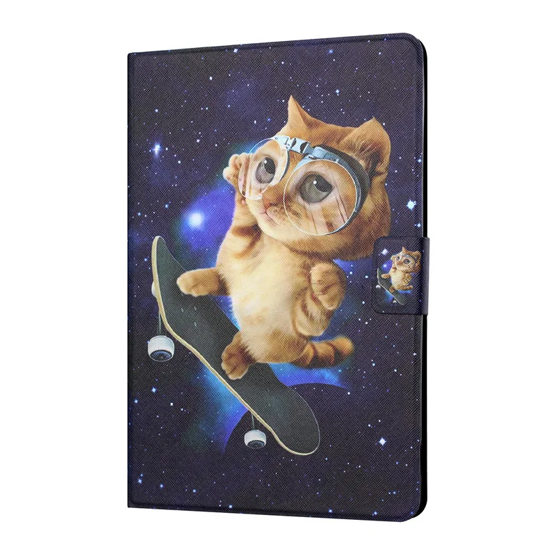 Animal Folio Cover for Samsung Galaxy Tab A 10 1 2016 T580 T585 10.1'' Case Faux Leather for Galaxy Tab A A6 Smt580 Case Coque