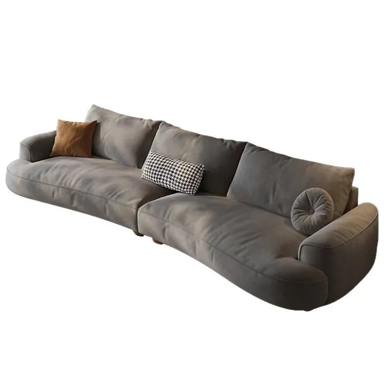 

Итальянский кремовый ветер облако гостиная маленькая квартира диван современный простой легкий роскошный