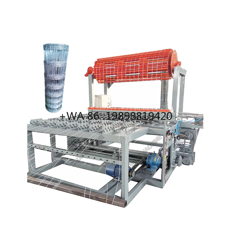 Cattle Mesh Making Machine Cheap Grassland Fence Net Weaving Machine China Supplier New Used Condition Construction