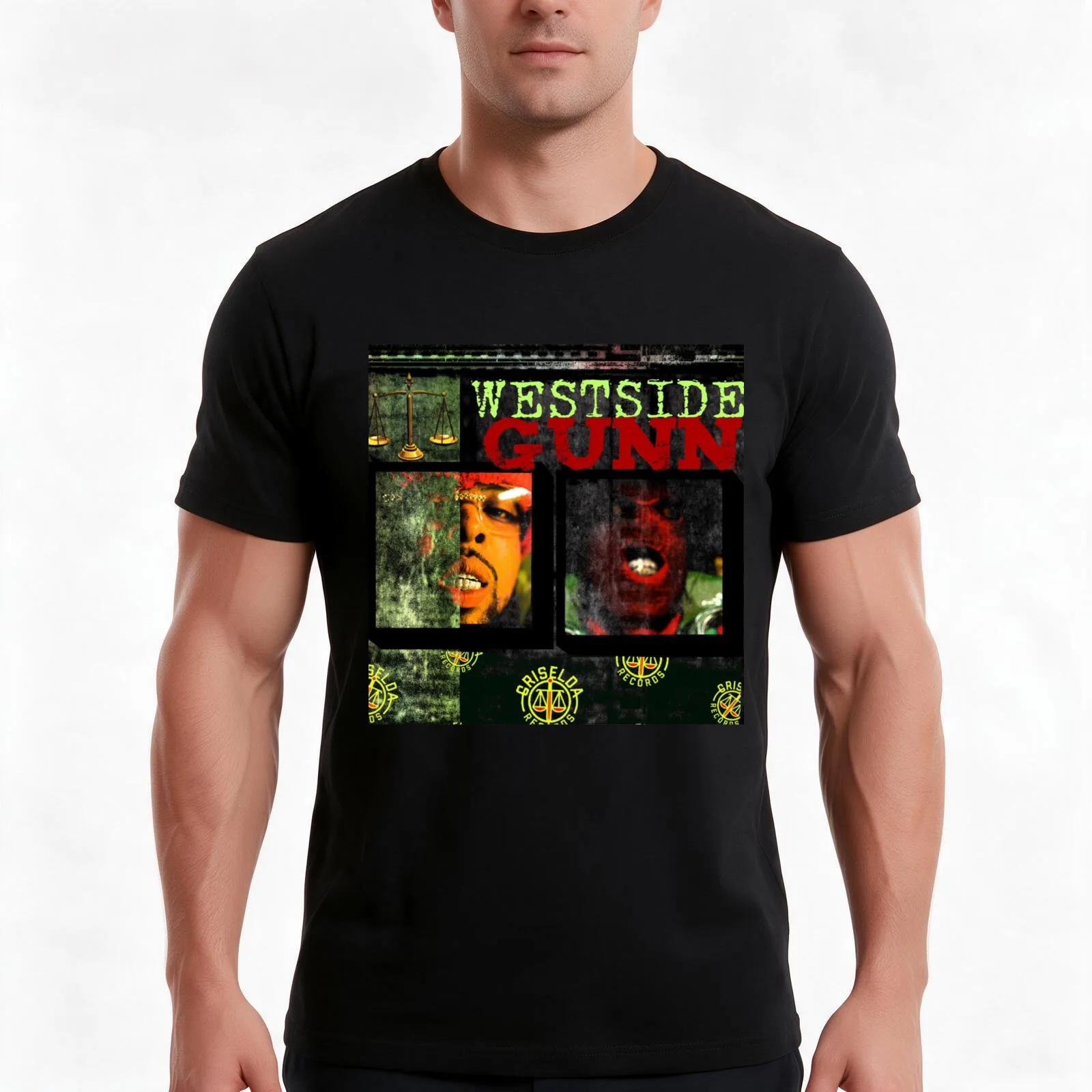 Westside art T-Shirt Summer Casual Cotton Tee Oversized Streetwear Tops Vintage Graphic Print Loose Fit Short Sleeve