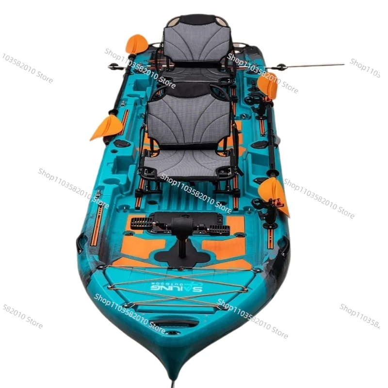 

2-Person 3-Modular Waterproof Paddle Drive Kayak Fishing and Outdoor Sports Top Boating Surfing and Tourist Design