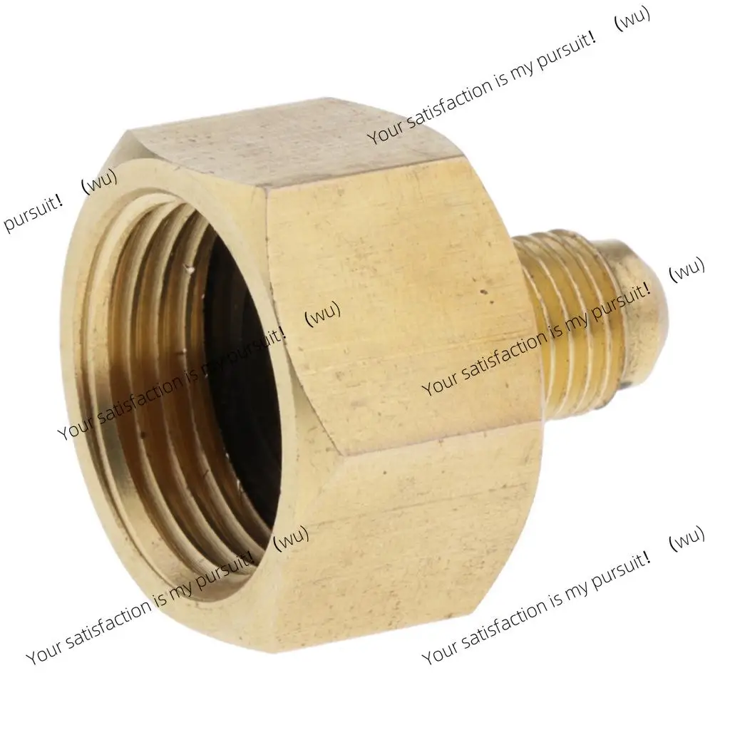 for Brass W21 To 1/4 SAE Air Conditioner Adapter Vacuum Pump Adapter Fitting