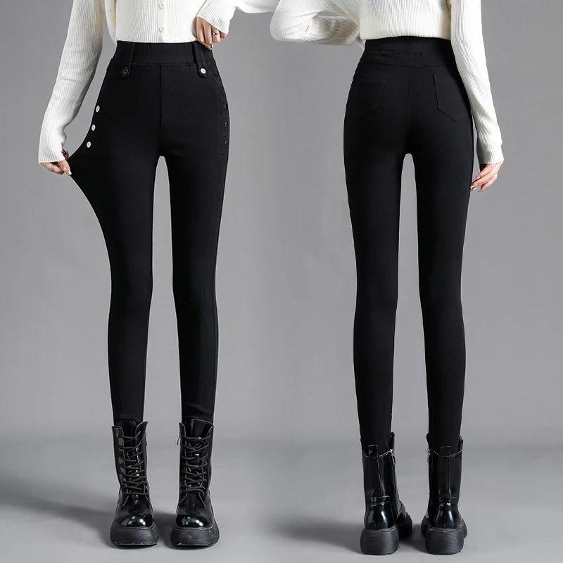 

High Waisted Denim Jeans Small Leg Jeans Gray Sexry High Stretch For Women's Autumn Spring New Arrivals