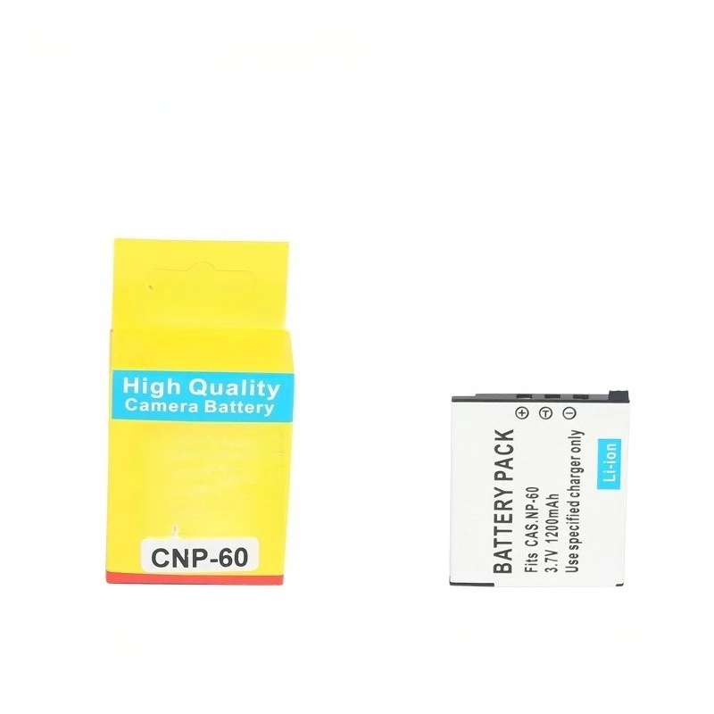 3.7v 1200mAh CNP60 Battery Suitable for Casio Z80 S10 Z9 EX-S10BE EX-Z20 Z9 Camera with Long Endurance  Digital  Battery
