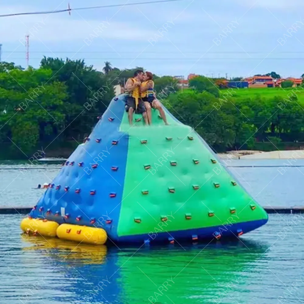 

Factory Price Mini Floating Inflatable Iceberg Water Climbing Game Toys for Lake