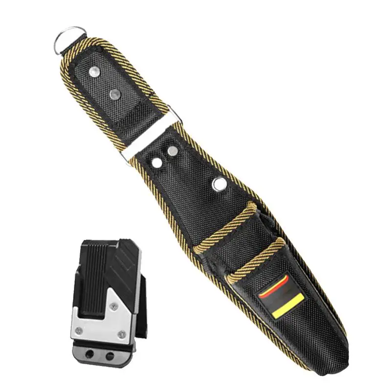 

Tool Pouch With Belt Clip Quick Release Clip On Tool Pouch Multifunctional Utility Holder Work Organizer For Construction