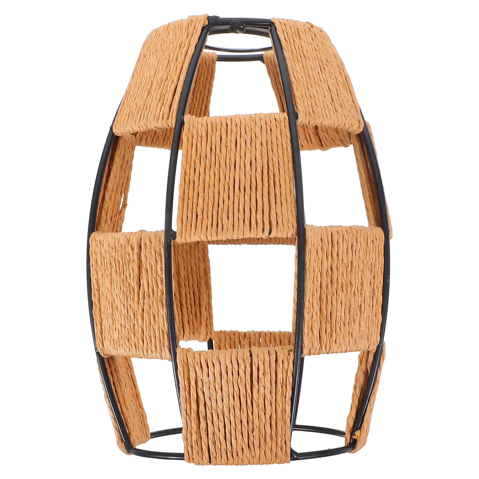 

Creative Woven Lampshade Farmhouse Pendant Light Shade Replacement Handmade Paper Rope Style Decorative Ceiling