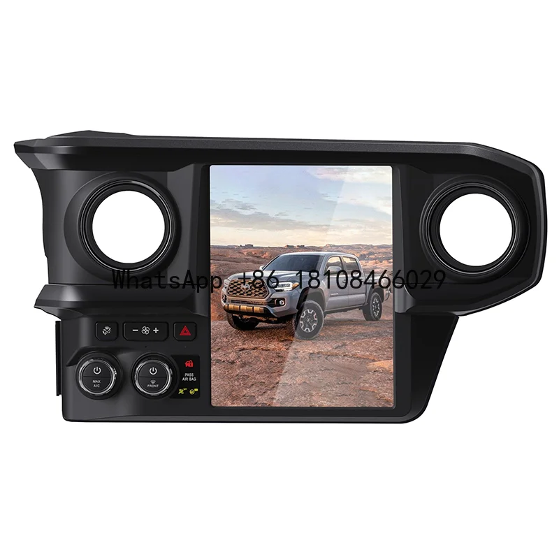 

12 Inch Android Tesla Style Radio Touch Screen for Toyota Tacoma 2016 - 2023 Tablet Panel Digital Car Player Stereo GPS