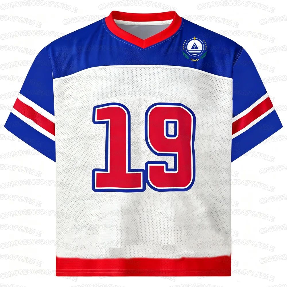 2026 New Summer Men's Women's Soccer Jersey Jersey Cape Verde Vozinha Same Style Print Kid Short Sleeve T-shirt Tops