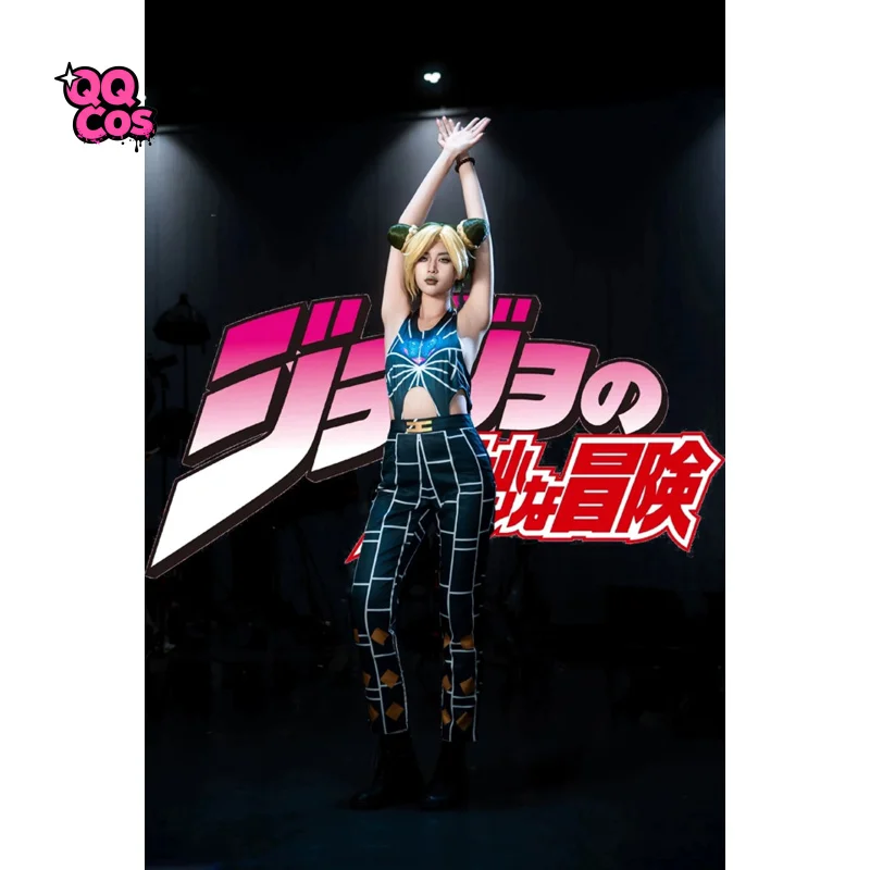 

JoJo's Bizarre Adventure Stone Ocean Jolyne Cujoh Cosplay Party Complete Set QQcos