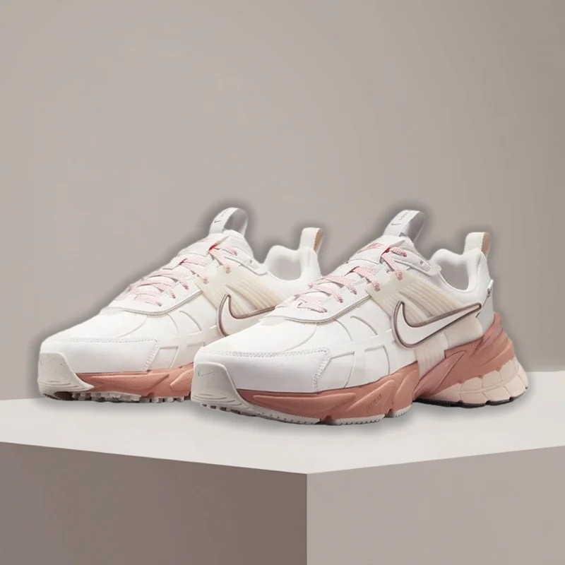 Низкие кроссовки унисекс Nike V2K Run GORE-TEX Мягкие и удобные, нескользящие и прочные, белые и розовые FZ2622003