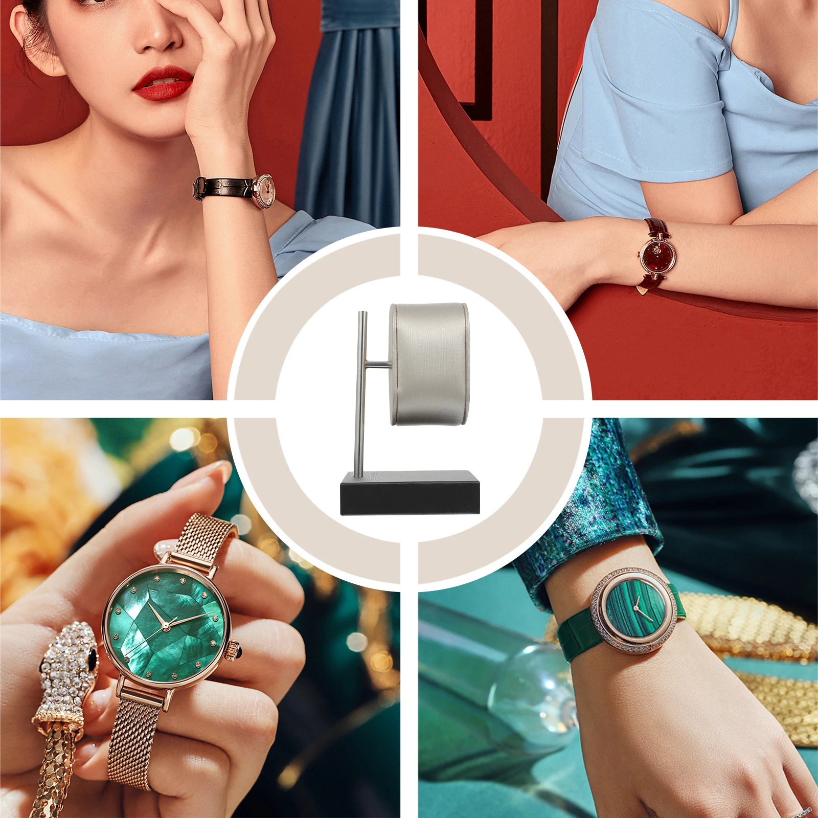 Artificial Watch Display Stand Durable Scratch Resistant Storage Holder For Bracelets Jewelry Smooth Comfortable Stylish