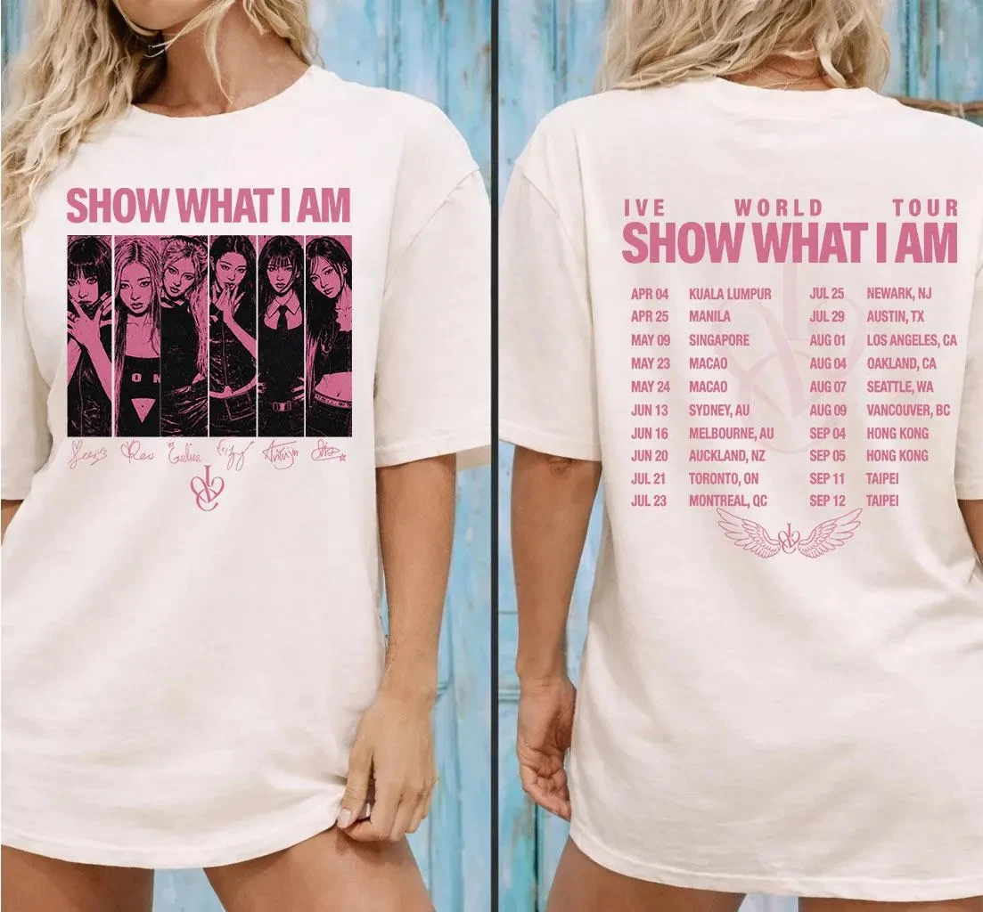 Ive Show What I am Shirt, Ive World Tour 2026 Shirt Ive Revive Plus Shirt Ive Member Kpop Shirt, Ive Wonyoung, Yujin, Liz, Gaeul