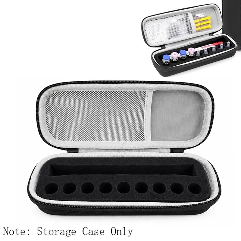 ABIT Insulin Vial Storage Case For 3ML 9 Slots Waterproof EVA Shockproof For 3Ml Insulin Bottles Essential Oil Protectors Pen