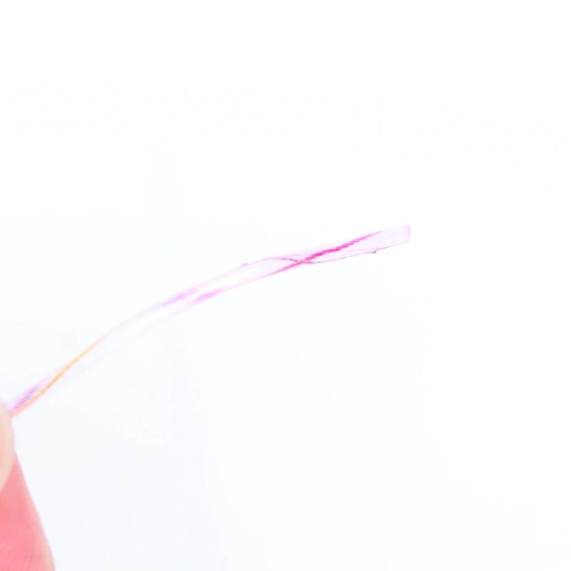 1 Reel 1.35mm Synthetic Flash Nylon Rainbow Tennis String Soft Feeling Tennis Racket Strings(200M )