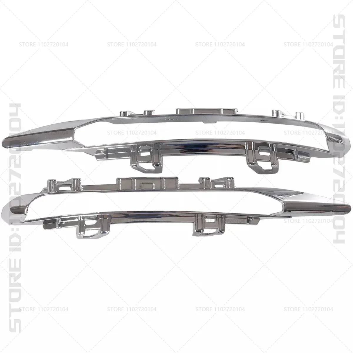 for 2007-2013 W211 Mercedes Benz S350 S400 S450 S550 S600 Front Bumper Fog Light Grille Cover 2218851722 2218852723 2218201756