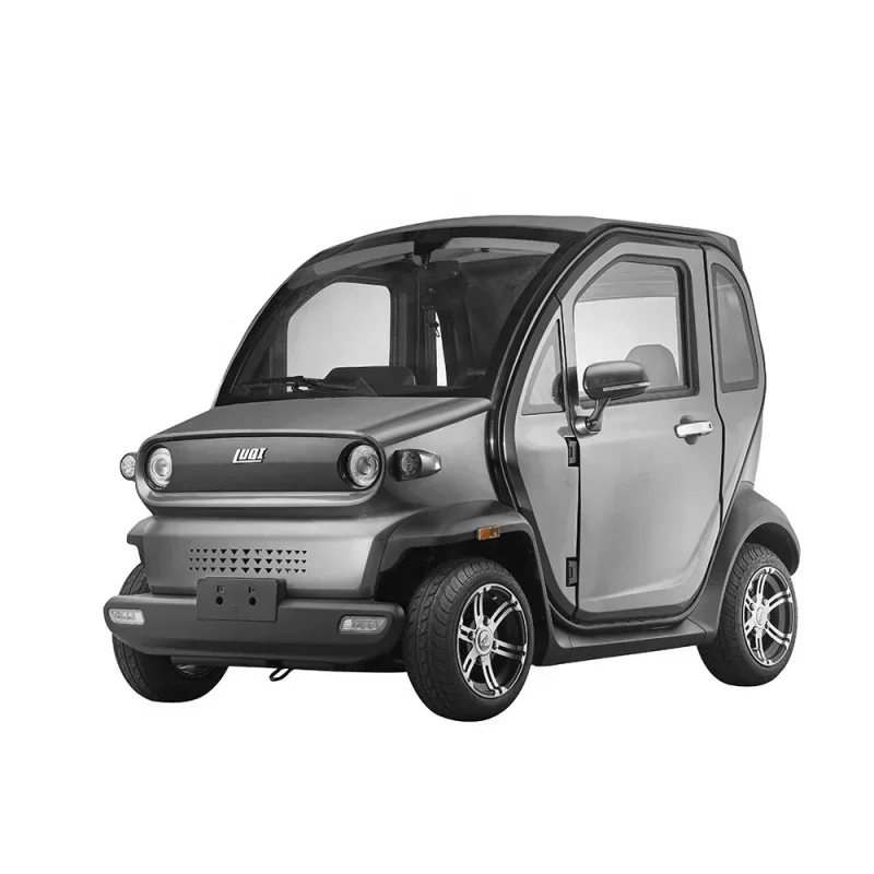 LUQI 2 Person L7e Eec European Certificate Self Rejected Electric E Car 1000W Street Legal Adult Long Range Lithium Battery