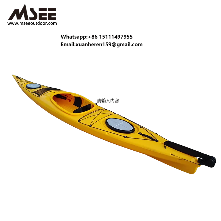 Whitewater Kayak with tandem Sea Usados Hobby Fibreglass Kayak 110cc