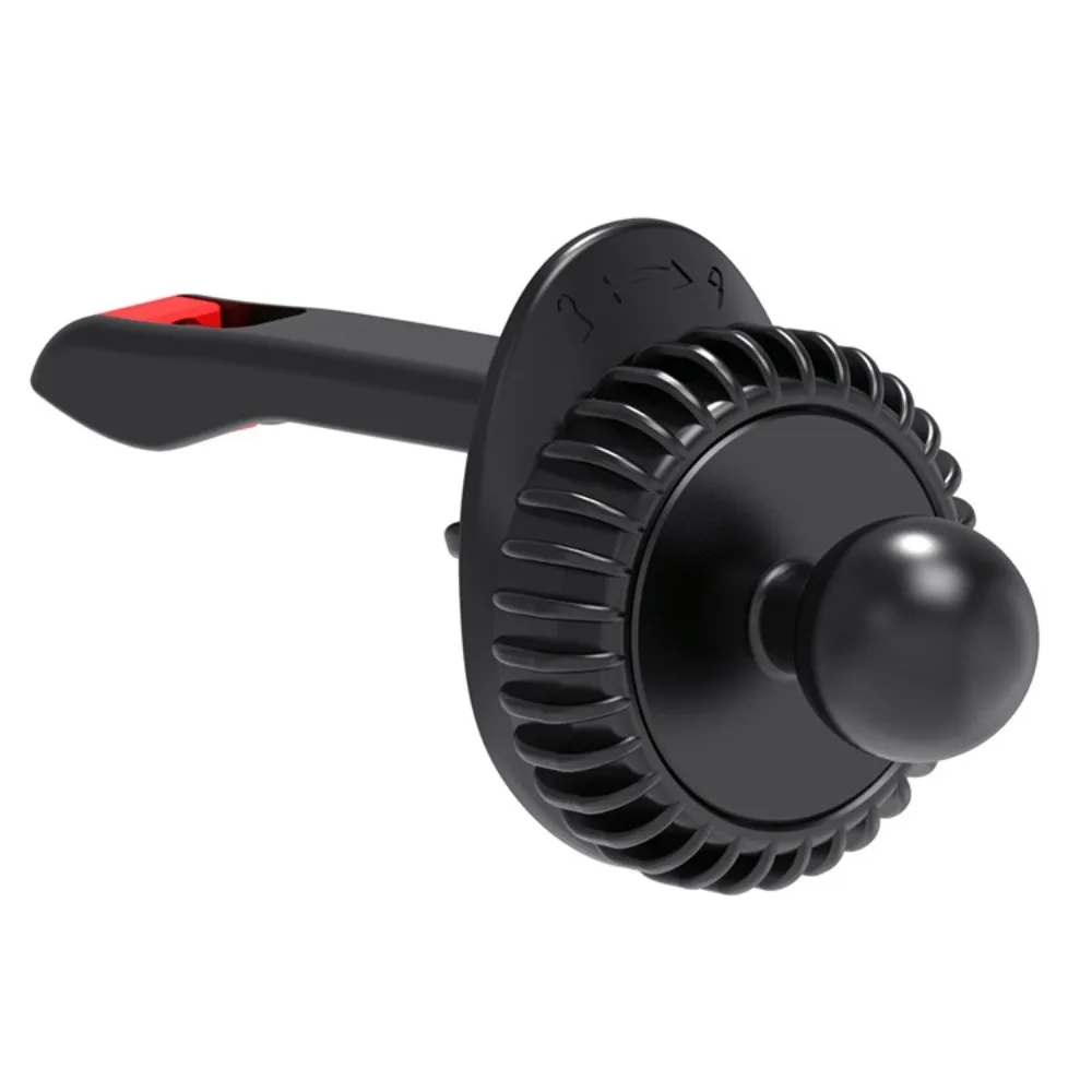 

Rotundity Car Phone Holder Hidden Barb Style Plastic Car Air Outlet Holder Clip Black 17mm Ball Head Base