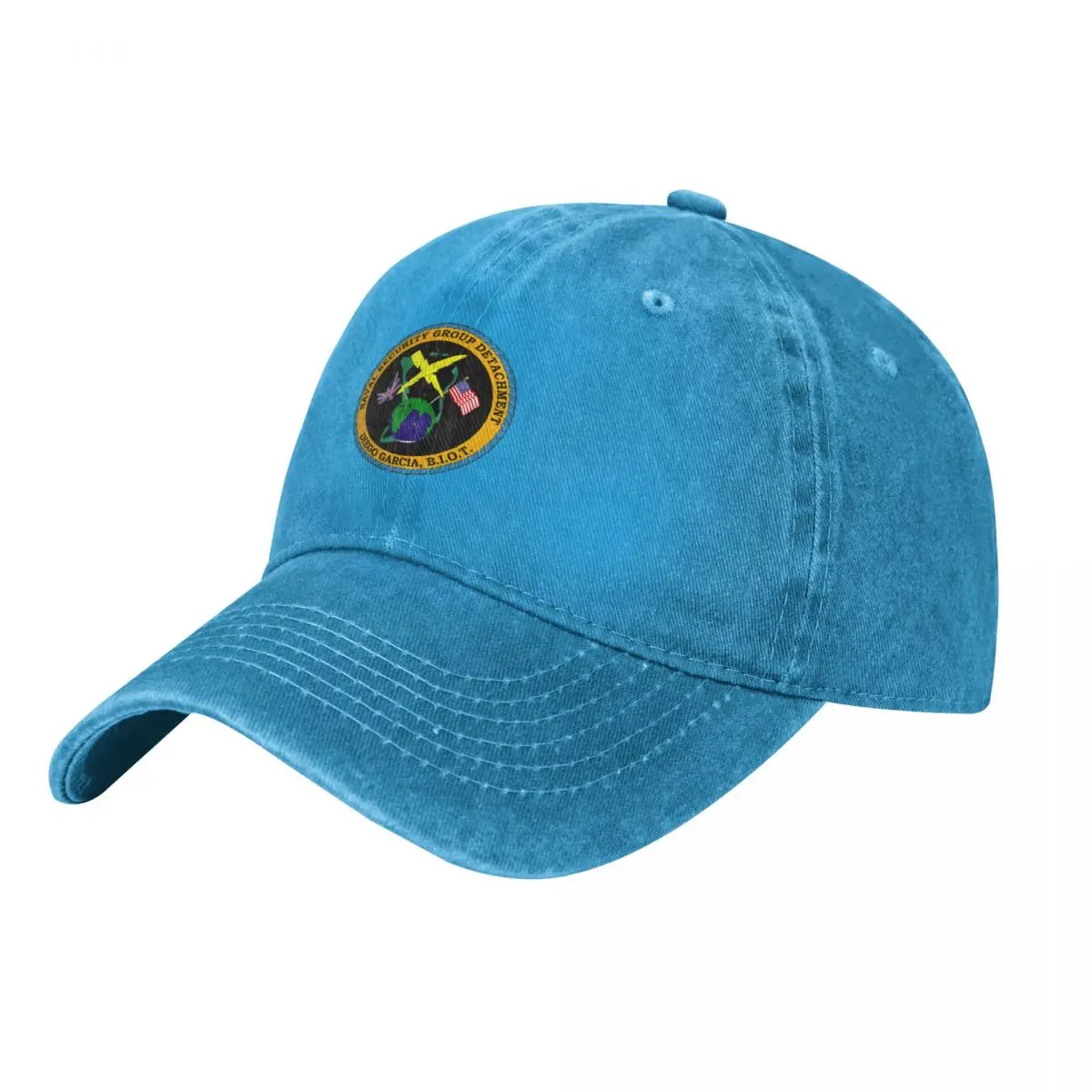 NAVAL SECURITY GROUP DETACHMENT, DIEGO GARCIA, B.I.O.T. Baseball Cap Trucker Cap Golf Wear Rave Woman Hats Men's