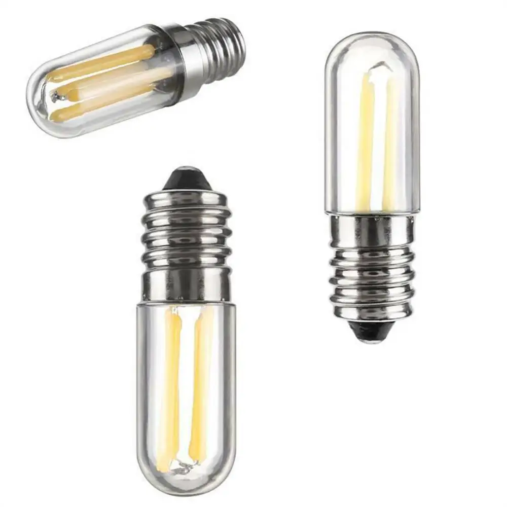 1~5PCS Mini E14 LED Fridge Freezer Filament Light COB Dimmable Bulbs 1W 2W 3W Lamp Warm/Cold White Lamps Lighting