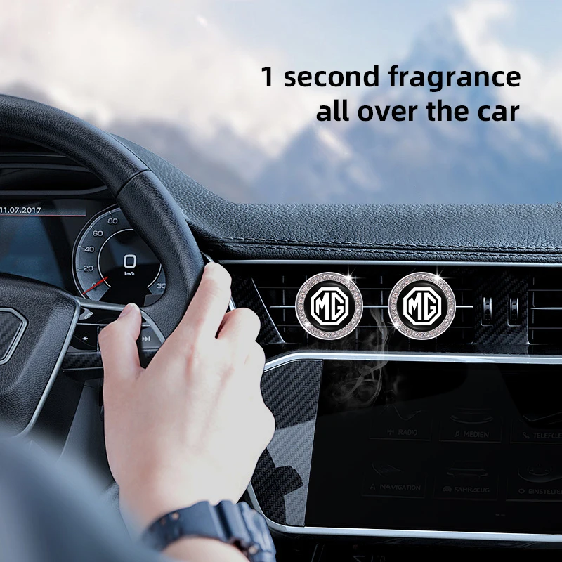 Car Freshener Solid Perfume Air Conditioner Vent Mount Clip For MG 7 6 5 ZS MG4 EV ONE Cyberster HS MG3 EZS GT GS 3SW MARVEL