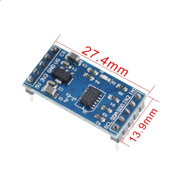 ADXL345 3.3V-5V Low Power Digital Tilt Sensor Acceleration Module