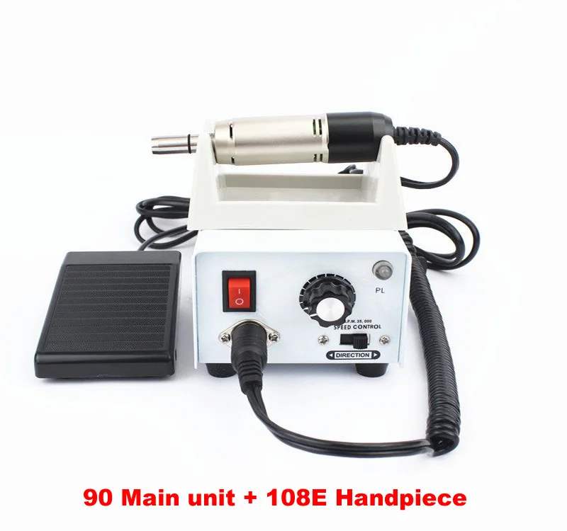 Dental Lab Micromotor Polisher Polishing Grinding Machine Dentist Electric Motor Equipment For Jewelry Manicure Apparatus Nail