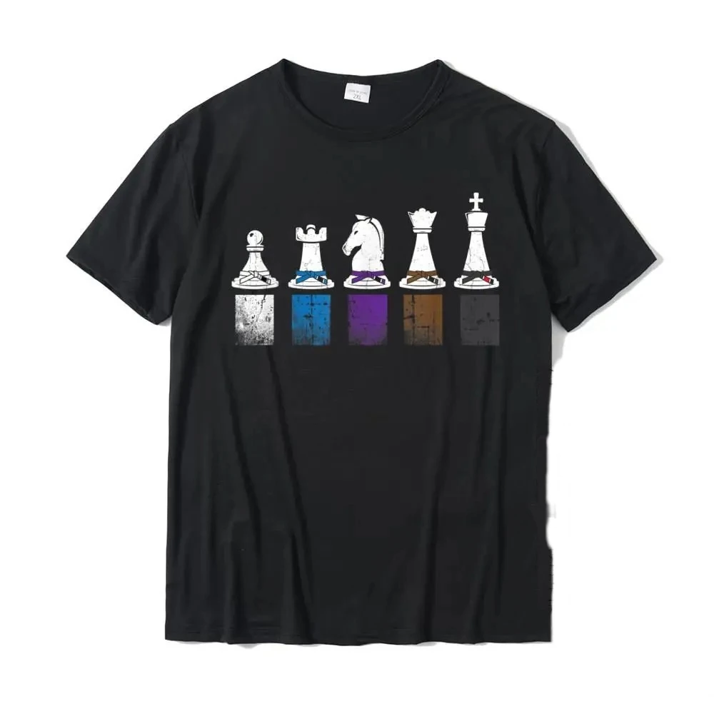 Classic Chess Print Summer Men Short Sleeve T Shirts Casual Streetwear Europe And America Fashion Cotton T Shirts Creative Tees