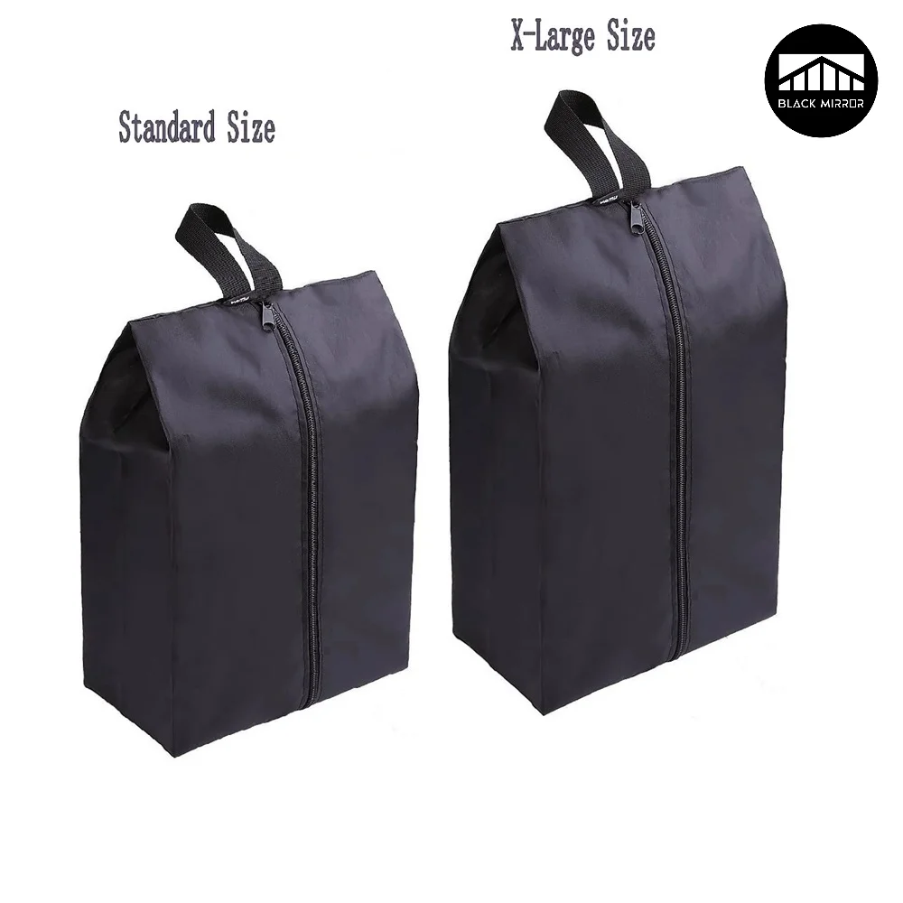 Portable Nylon Travel Shoe Bags with Zipper Closure for Men and Women Waterproof Shoe Organize Storage Bags Makeup Laundry Bag