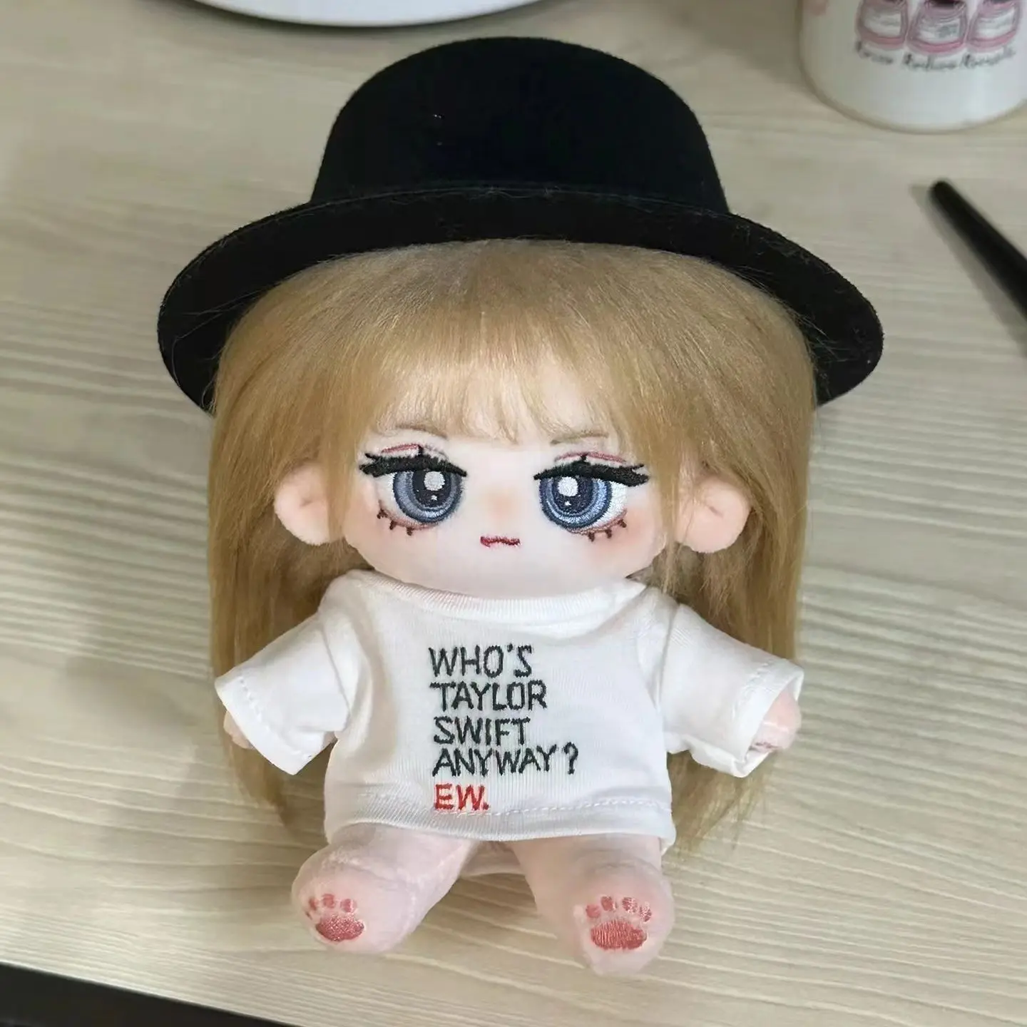 Gevulde 20 cm Taylor Swift cosplay pluche met skelet pop speelgoed voor fanscollectie of kindervriend verjaardagscadeau