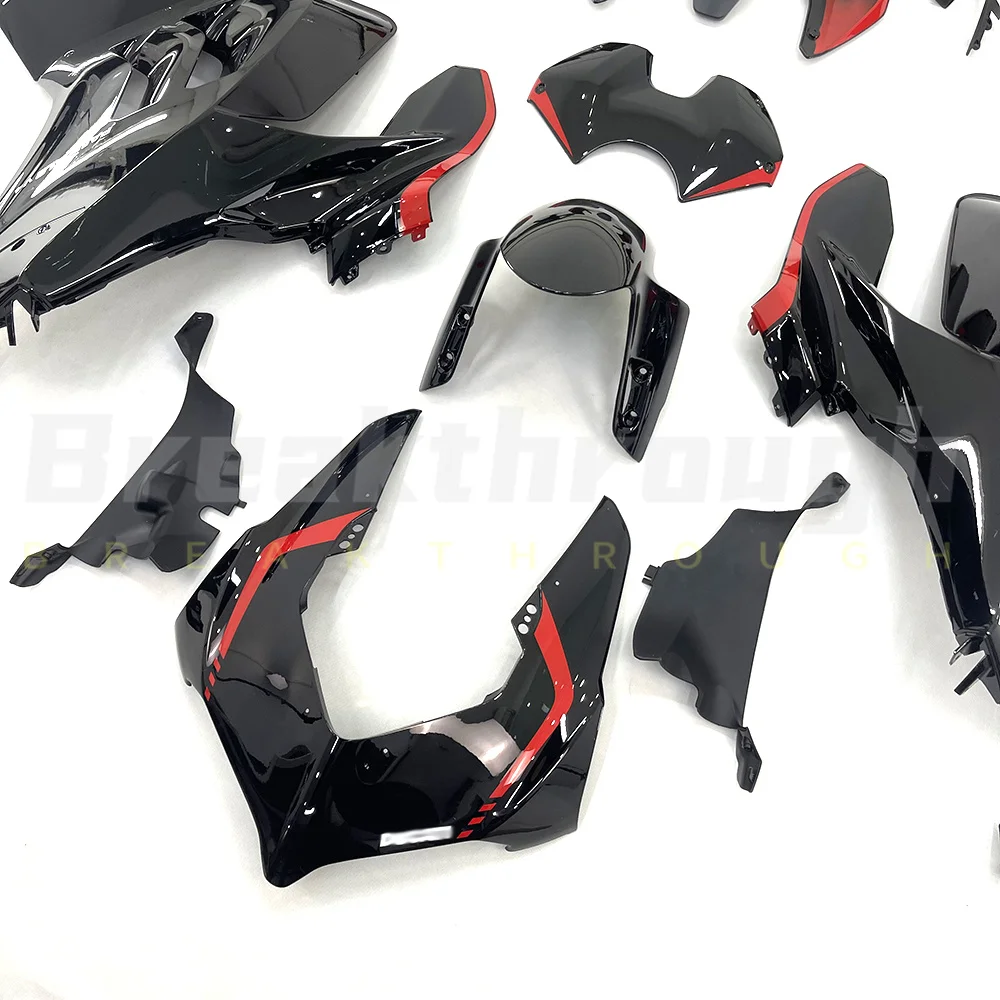 Suitable for Ducati Panigale V4 V4S/V4R 2018 2019 2020 2021 2022 Motorcycle Black and Red Body Fairing Modification Kit