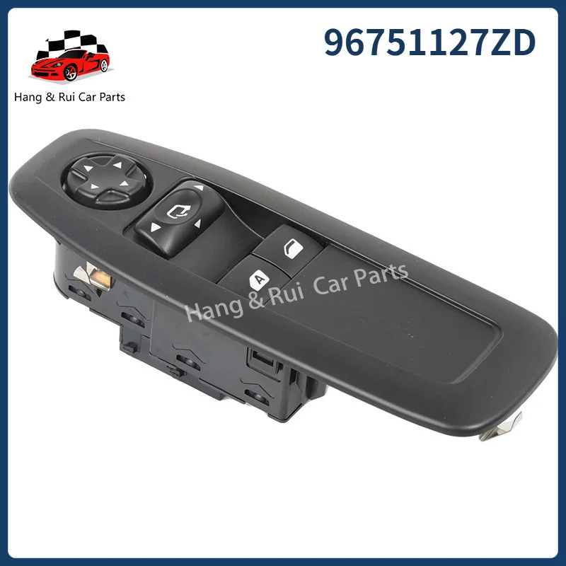 96751127ZD Car Electric Power Main Window Switch Control Button Window Glass Lifter Control For Peugeot 208 2008 3008 5008 2018