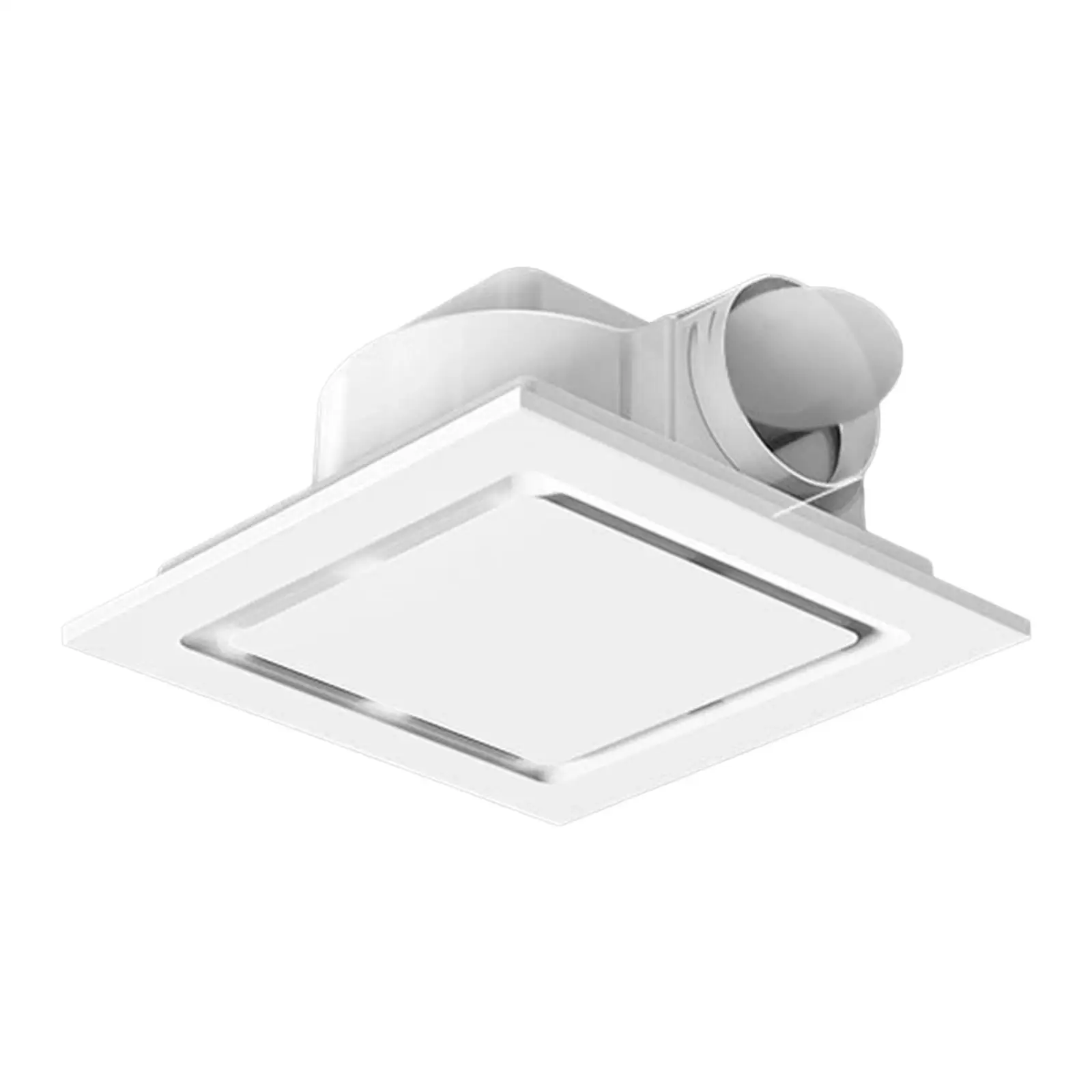 Exhaust inch Opening Quiet Compact Square Extractor Fan Ceiling Mount for Workshop Warehouses Garage Kitchen Toilet